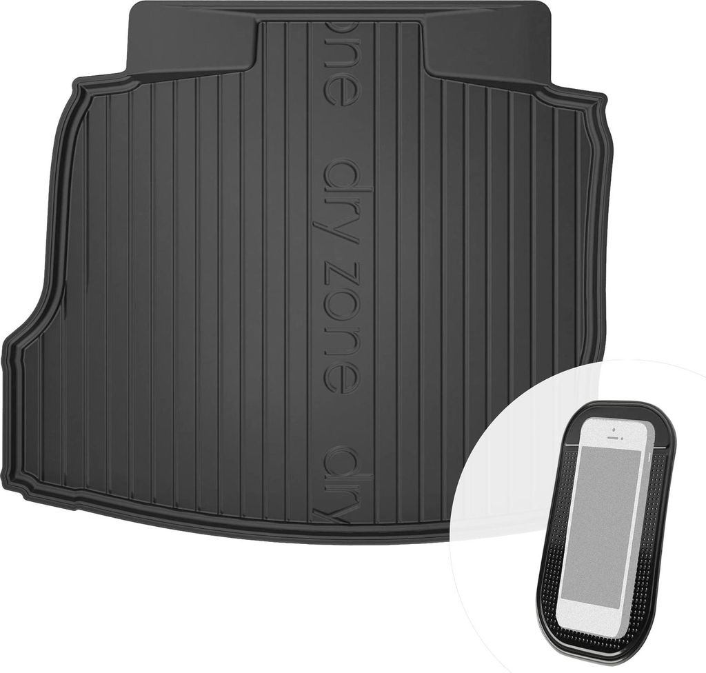 moto-MOLTICO Gummi Kofferraumwanne Kofferraummatte passend für Opel Vectra C Stufenheck 2003-2008