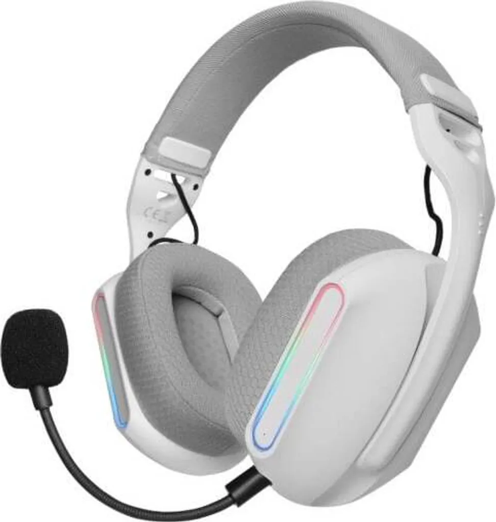 Fini les câbles : Casque Gamer 7.1 Blanc Sans Fil Bluetooth 5.3