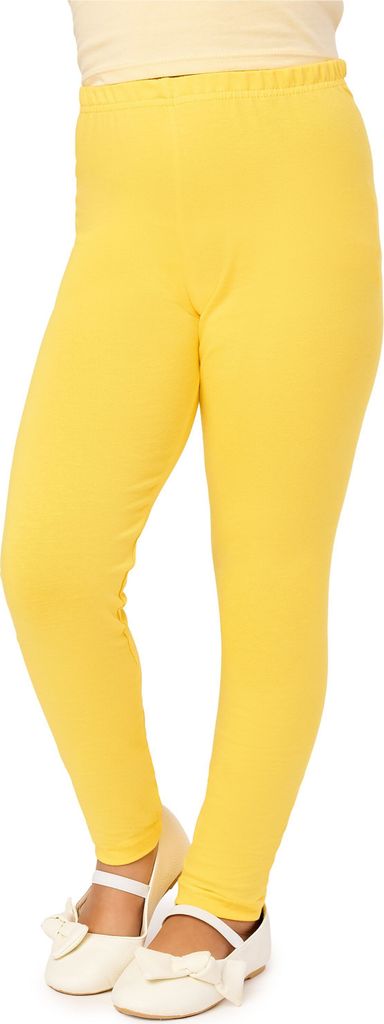 Merry Style Mädchen Lange Leggings aus Viskose MS10-130 (Gelb, 146)