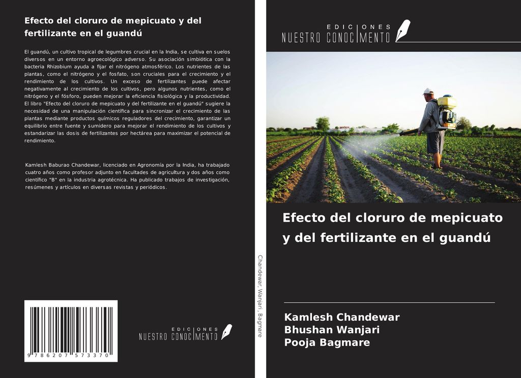 Efecto del cloruro de mepicuato y del fertilizante en el guandú