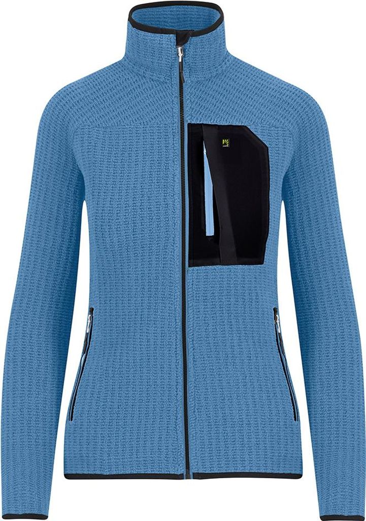Karpos Rocchetta Evo Fleece Mit Durchgehendem Reißverschluss Blau L Damen Blau L