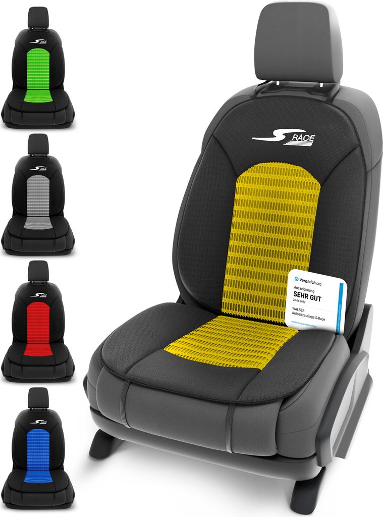 WALSER Car Comfort coussin de siège de voiture S-Race, Image du produit 