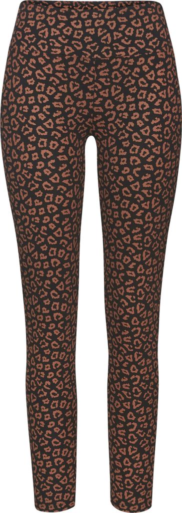 LASCANA Leggings schwarz-Leo Größe 48/50