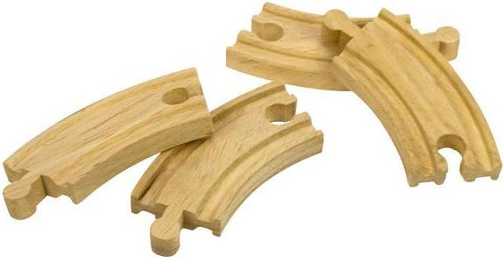 Bigjigs Rail Short round track 10 cm 4 pcs Image du produit 