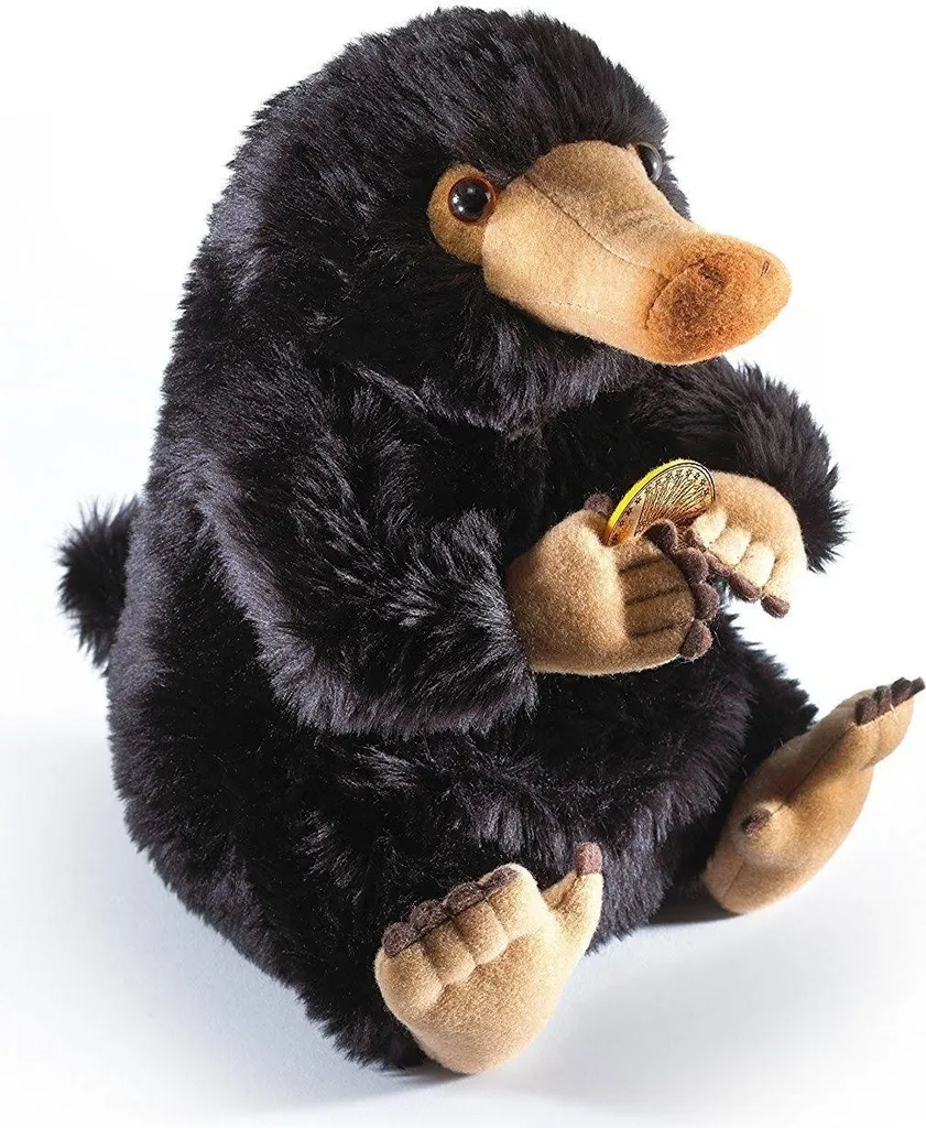 Doudou Niffler Les Animaux Fantastiques : Peluche Officielle de 21 cm Noir