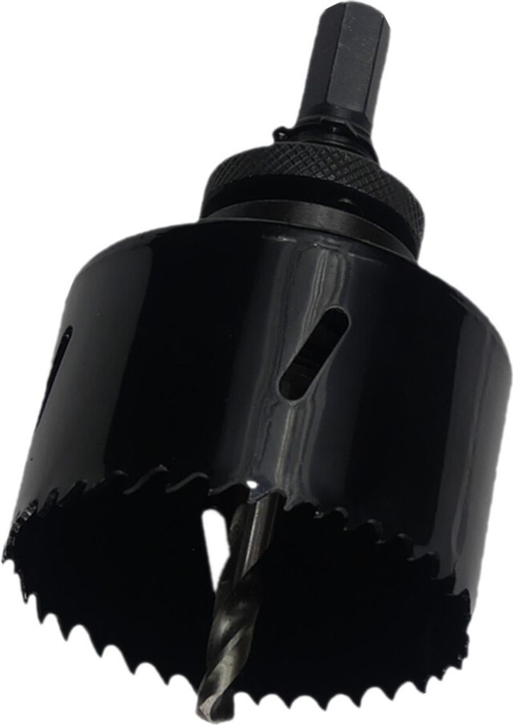 Lochsäge Ø76mm mit Adapter HSS-Bi-Metall Bohrtiefe ca. 40mm Lochkreissäge Bohrkrone Lochschneider BOHRFUX