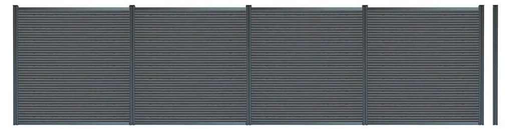 HOME DELUXE WPC Sichtschutzzaun CALLADO PREMIUM 4 x Element Produktbild 