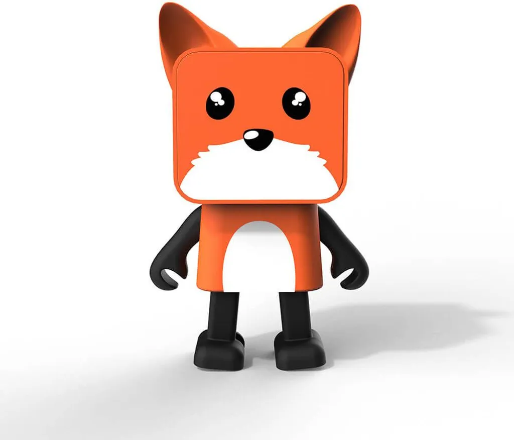 Finis les haut-parleurs ennuyeux avec ce Renard dansant sans fil fun