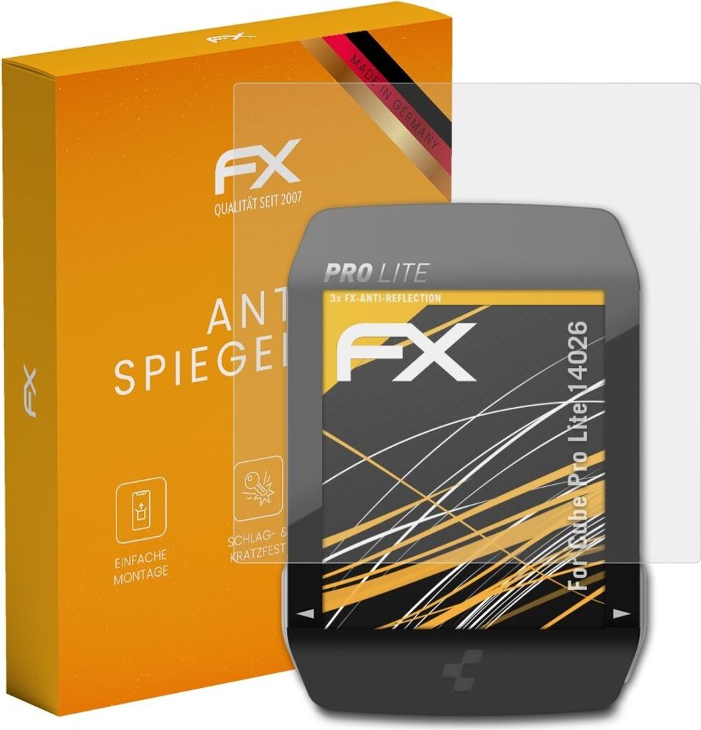 atFoliX FX-Antireflex 3x Schutzfolie kompatibel mit Cube Pro Lite (14026) Displayfolie