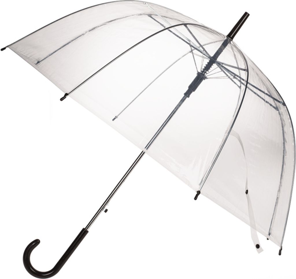 Kuppel-Regenschirm Transparent mit Automatiköffnung 85cm Produktbild 