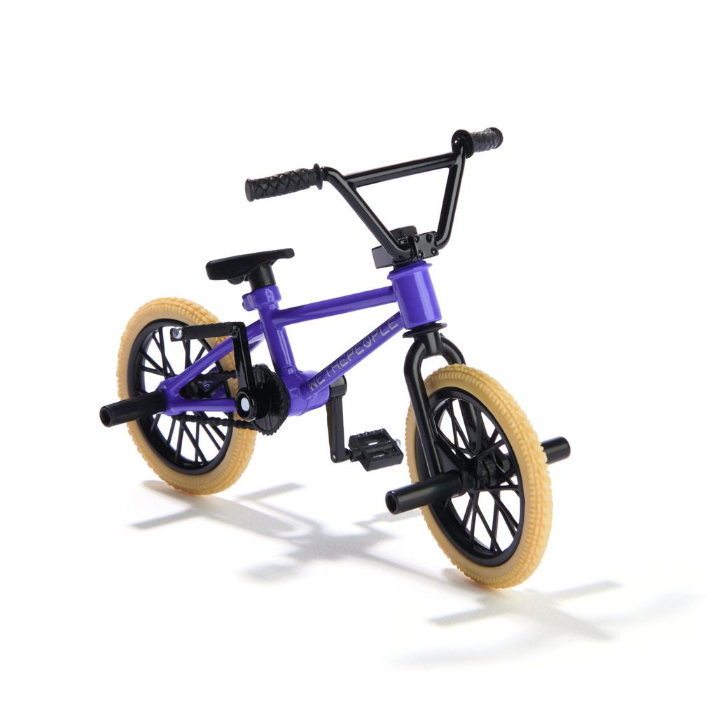 2 Mini VTT De Doigt En Alliage – BMX Miniature, Finger Bike, Noir Et Bleu, Décoration Bureau
