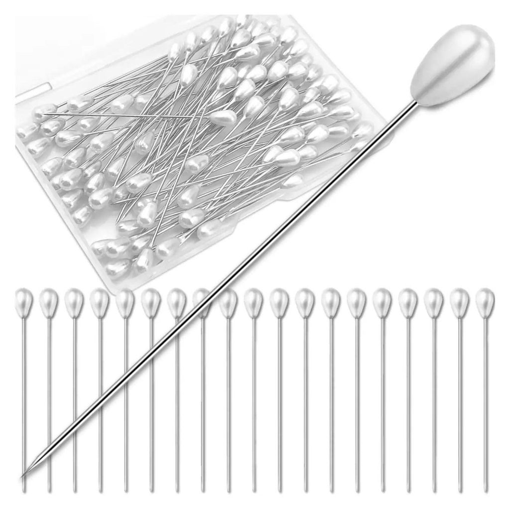 EDIBAZZAR | Spilli da sarto, set da 50, spilli con testa a Immagine del prodotto 
