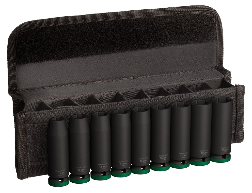 Prese a impulsi Bosch PRO Set, 1/2", profondo, 9 Immagine del prodotto 