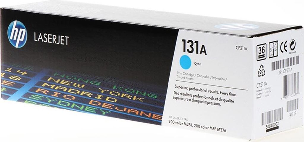 HP Toner CF 211 A cyan No. 131 A Produktbild 