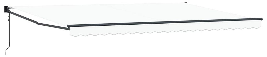 vidaXL Markise Weiß 500 x 300 x 165 cm Polyester und Metall
