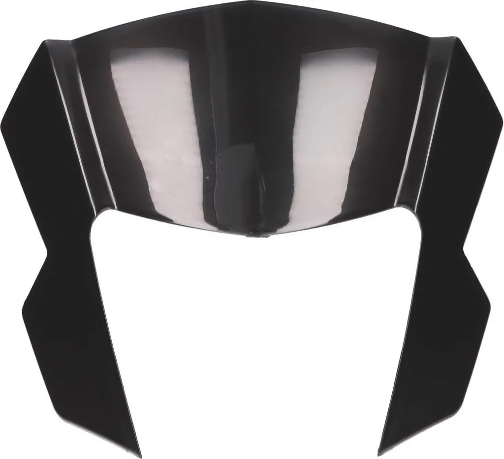 Cache phare Derbi noir robuste - Protection de cadre optique 50cc SM