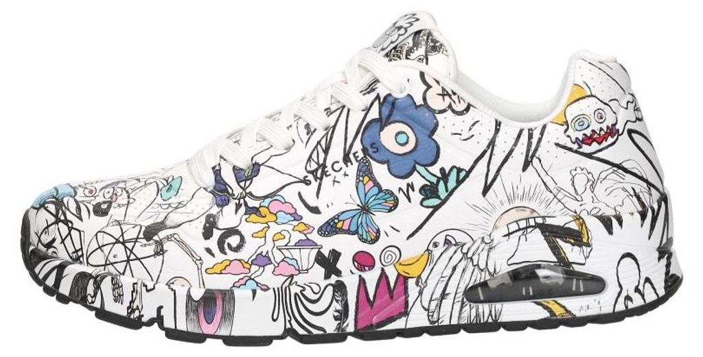 Skechers Vexx: Uno - Process Sketch  Sneakers Laag - Wit - Image du produit 