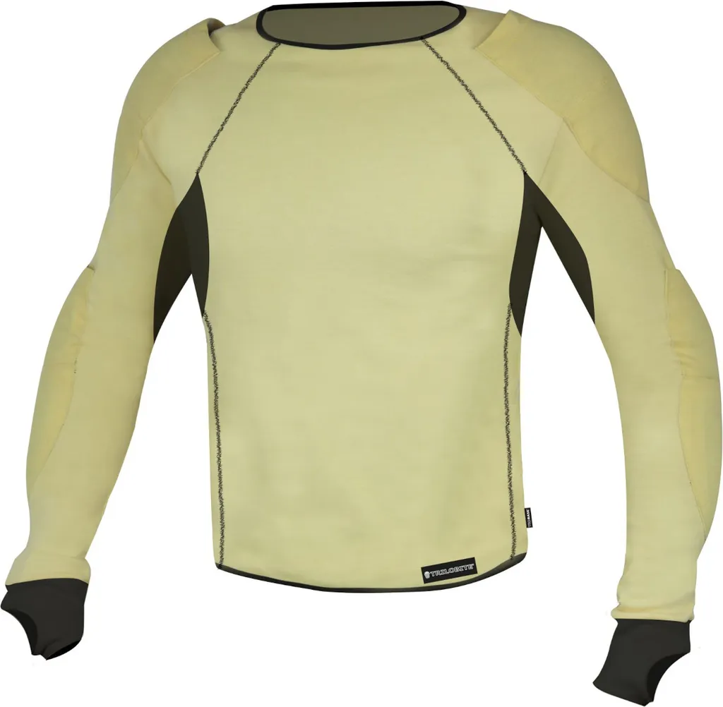 T-shirt anti-abrasion Trilobite Skintec Aramid crème 3XL haute qualité