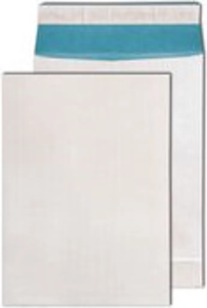 MAILmedia 30133907 Enveloppe plissée B4 Renforcée Fils Blanc/Bleu