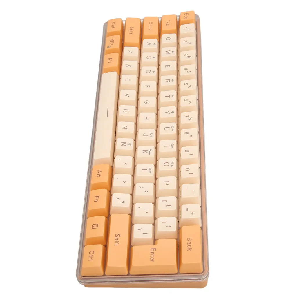 Clavier mécanique compact 61 touches RGB pour gagner de la place USB