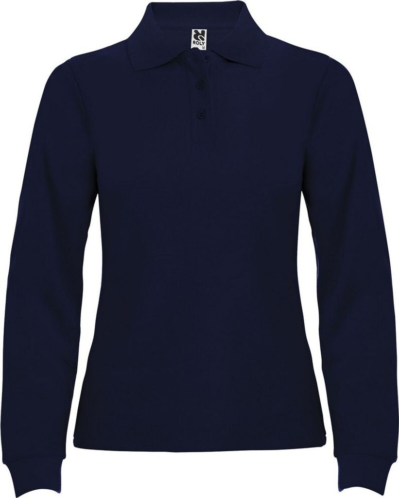 Roly - "Estrella" Poloshirt für Damen Langärmlig PF4275 (L) (Marineblau)