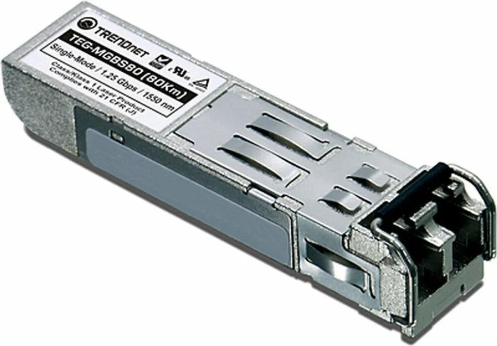 Émetteur-récepteur SFP Mini-GBIC LC TRENDnet 80KM pour réseau fibre