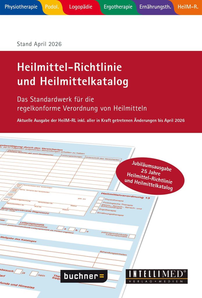 Heilmittel-Richtlinie und Heilmittelkatalog Produktbild 