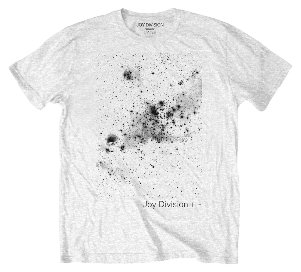 Joy Division - "Plus/Minus" T-Shirt für Herren/Damen Uni RO1982 (S) (Weiß)