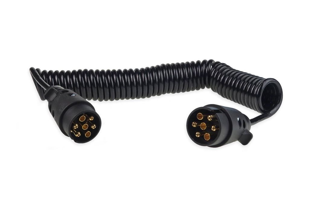 AMiO Špirálový kábel 7 pin 12V 6 m Obrázok produktu 