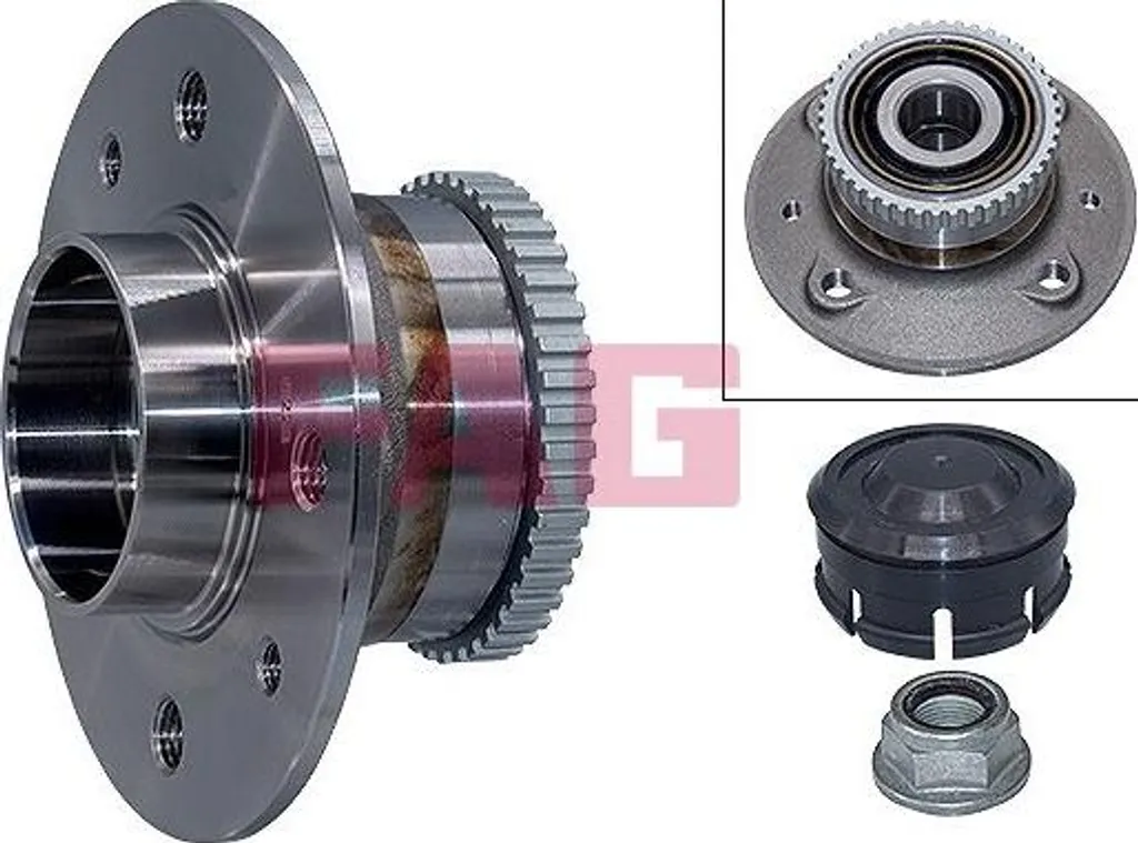 Supprimer Bruit Roulement Roue Kangoo - Kit FAG 713 6309 80 Fiable