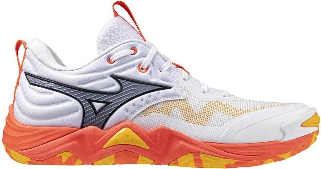 Mizuno Sneakers V1GA251201 in White/Fiery Coral 2/Citrus color size 38