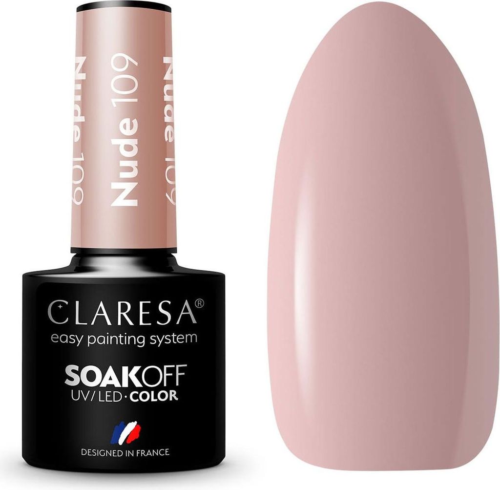 CLARESA Hybrid-Gel-Nagellack NUDE 109 -5g