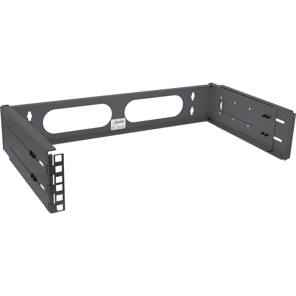 Staffa Rack 2U InLine 19102A Nero - Perfetta per Home Lab e Domotica