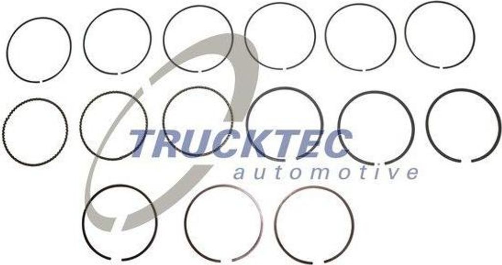 TRUCKTEC AUTOMOTIVE 02.11.063 Kolbenringsatz Kolbenringe für SMART CITY-COUPE (450) FORTWO Coupe (450) CABRIO (450) FORTWO Cabrio (450) ROADSTER (...