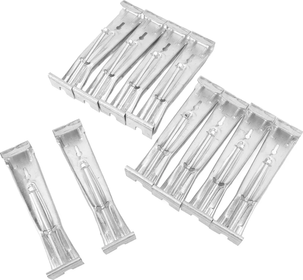 Lot de 20 Équerres de Gouttière avec Support Caché et Vis de Fixation - 6