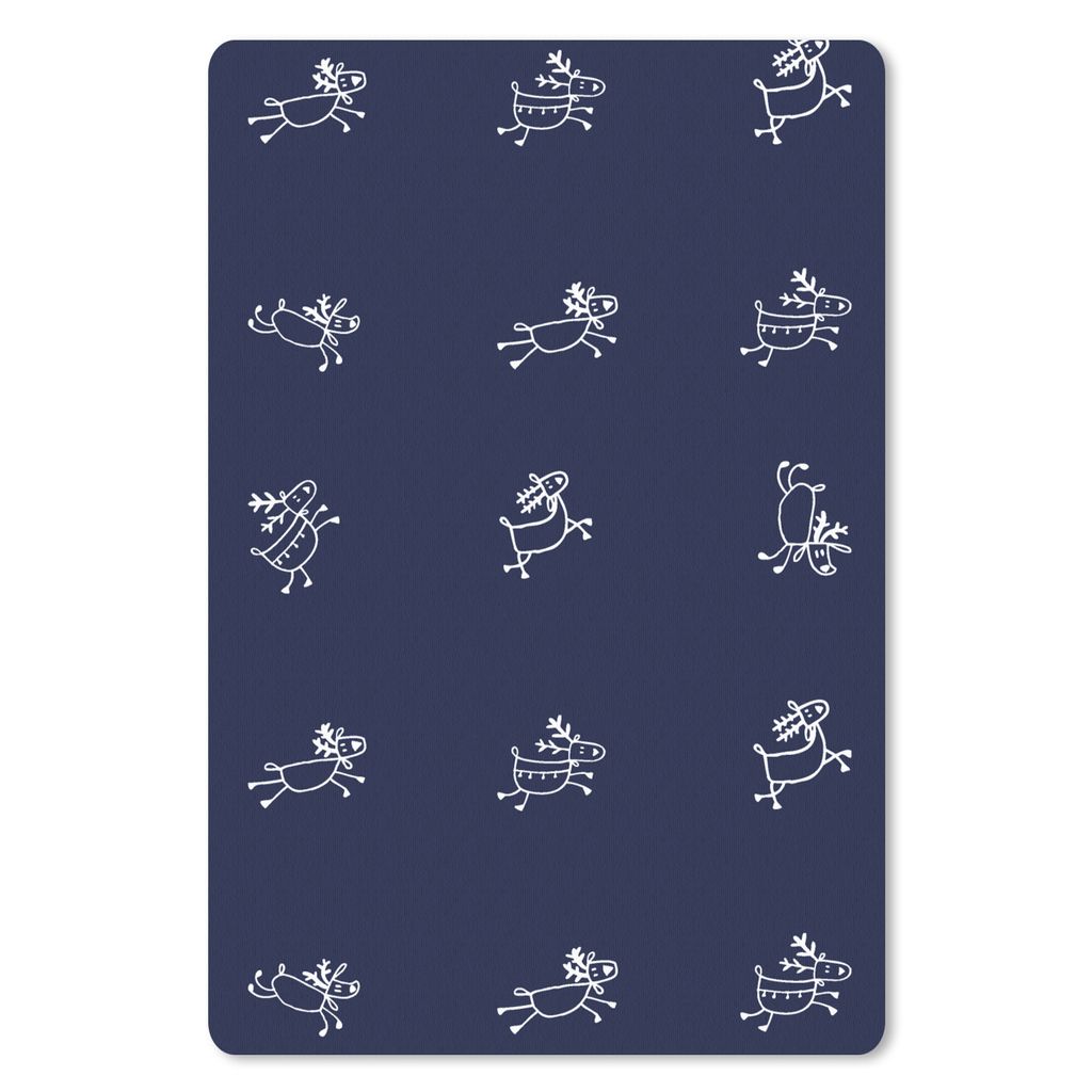 MuchoWow Mauspad Mousepad Hirsche - Muster - Illustration 40x60 cm - Mousepads - Maus Mat - Pad - Mausunterlage - Schreibtisch Accesoire