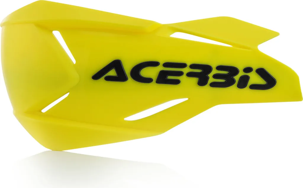 Protection Mains Moto Enduro Acerbis X-Factory Jaune Noir pour Guidon