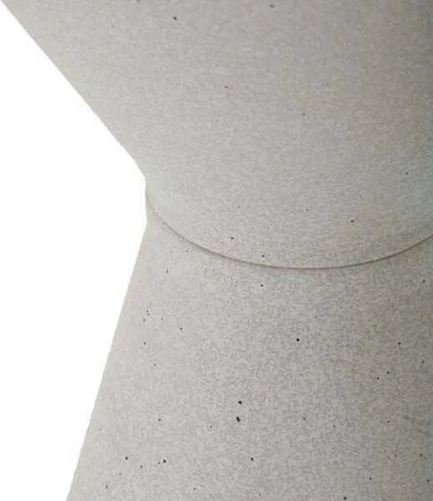 Table d'Appoint Ronde Blanche en Métal Mauro Ferretti Double Surface - 10