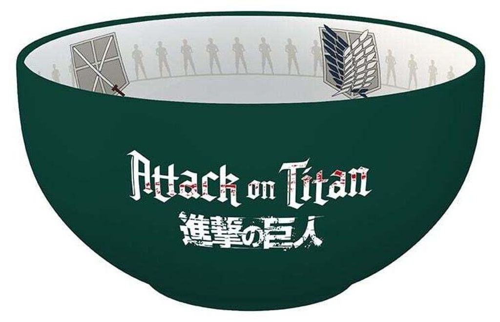 ATTACK ON TITAN - Bol - 600 ml - Emblèmes S3 - boîte en Image du produit 