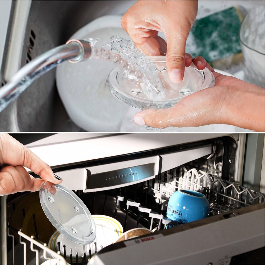 Belle Vous Klare Kerzenteller Glas (12er Pack) - Produktbild 6