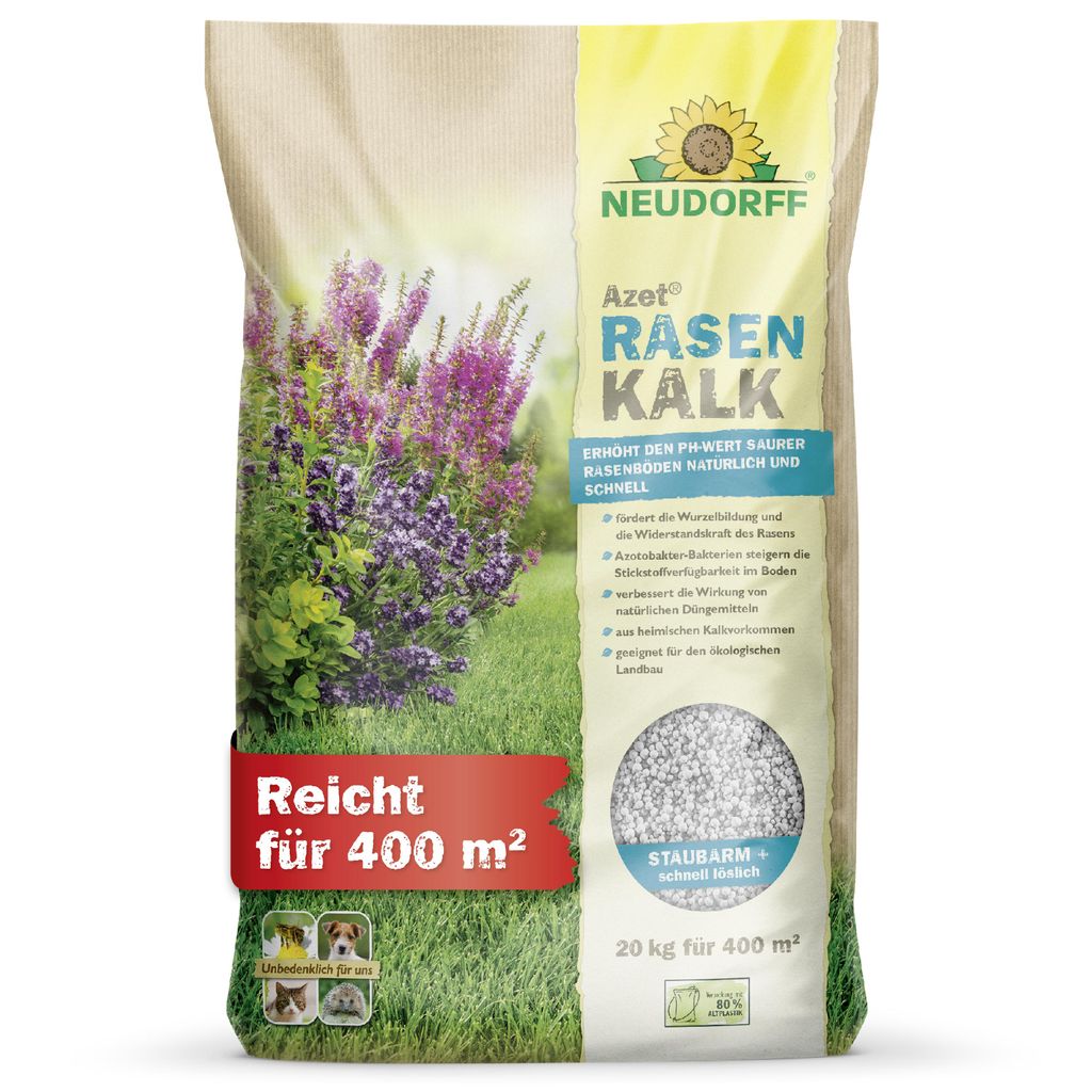Neudorff  Azet RasenKalk staubarm schnell löslich Produktbild 