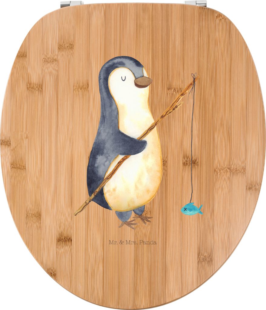 Mr. & Mrs. Panda Klobrille Pinguin Angler - Transparent - Geschenk, Neustart, WC-Sitz, Planer, Toilettendeckel, Wochenende, Urlaub, Geschenkidee, K...
