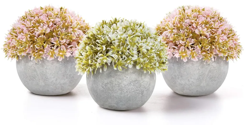 Petites décorations végétales artificielles réalistes au design moderne