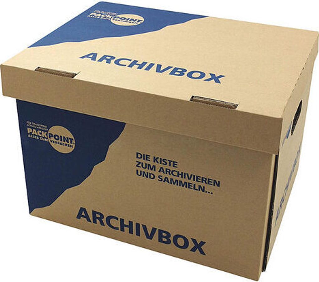 10x Archivbox Lagerbox 400x320x290mm extrem stabil bis Produktbild 