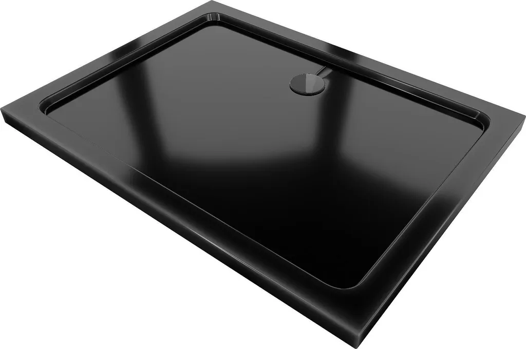 Mexen Flat 90x80 Nero: Piatto Doccia Antiscivolo con Scarico