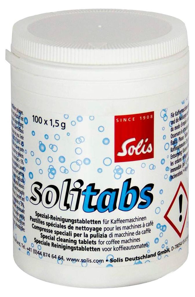 Solis Reinigungstabletten Solitabs, Siebträger Produktbild 