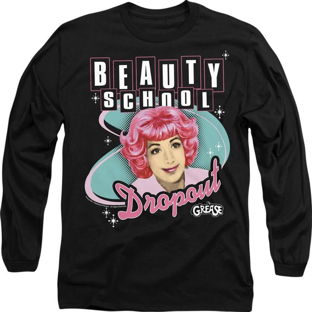 Grease - "Beauty School Dropout" T-Shirt für Herren/Damen Uni TV10885 (XL) (Schwarz)