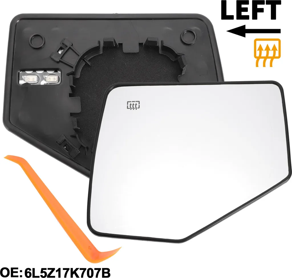 Rétroviseur Gauche Ford Explorer 2006-2010 avec Verre et Support Noir