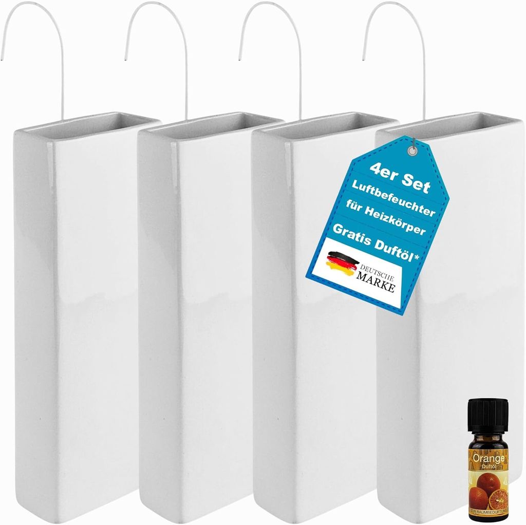 4 Luftbefeuchter Raum Befeuchter Heizung Keramik Wasser Produktbild 1