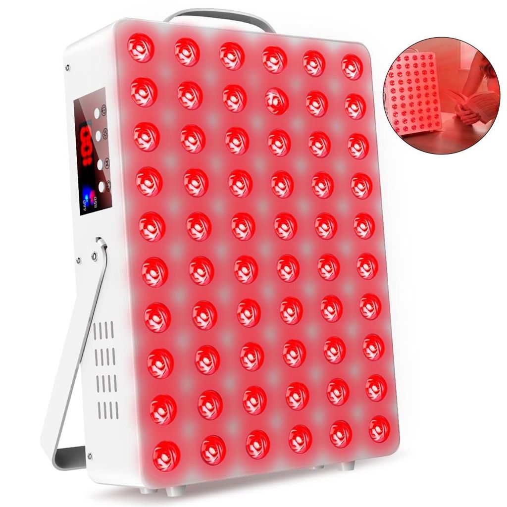 Rotlichttherapie für Gesicht und Körper, 150W Panel mit 60 Produktbild 